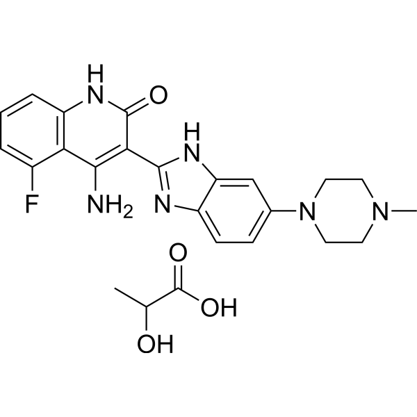 Dovitinib lactate (CHIR-258 lactate; TKI-258 lactate) 692737-80-7